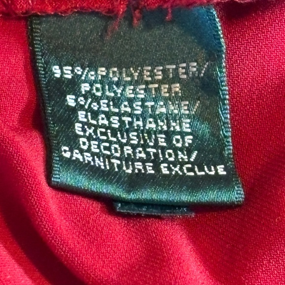 Lauren Ralph Lauren Sleeveless Maxi Evening Gown Ruched Sz 6 Red Formal Elegant - Picture 10 of 16